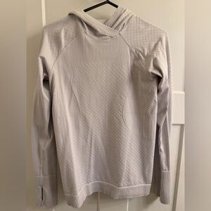 Lululemon Rest Less Hoodie Patchwork, Alpine White/size 8. EUC